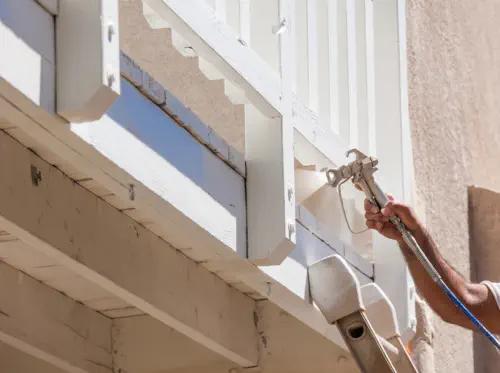 Closeup of a man's hands, handcuffed behind his back
